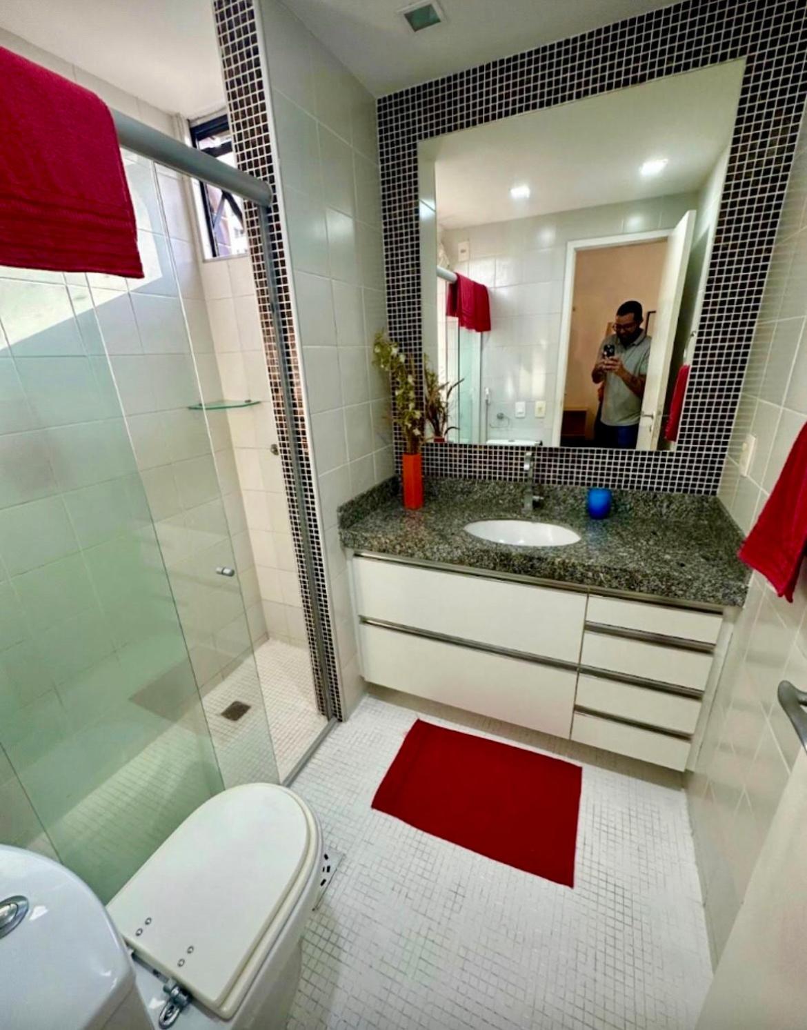 Apartamento A 300M Beira Mar-Meireles! Servico Diario E Wi-Fi 650Mb! Fortaleza  Luaran gambar
