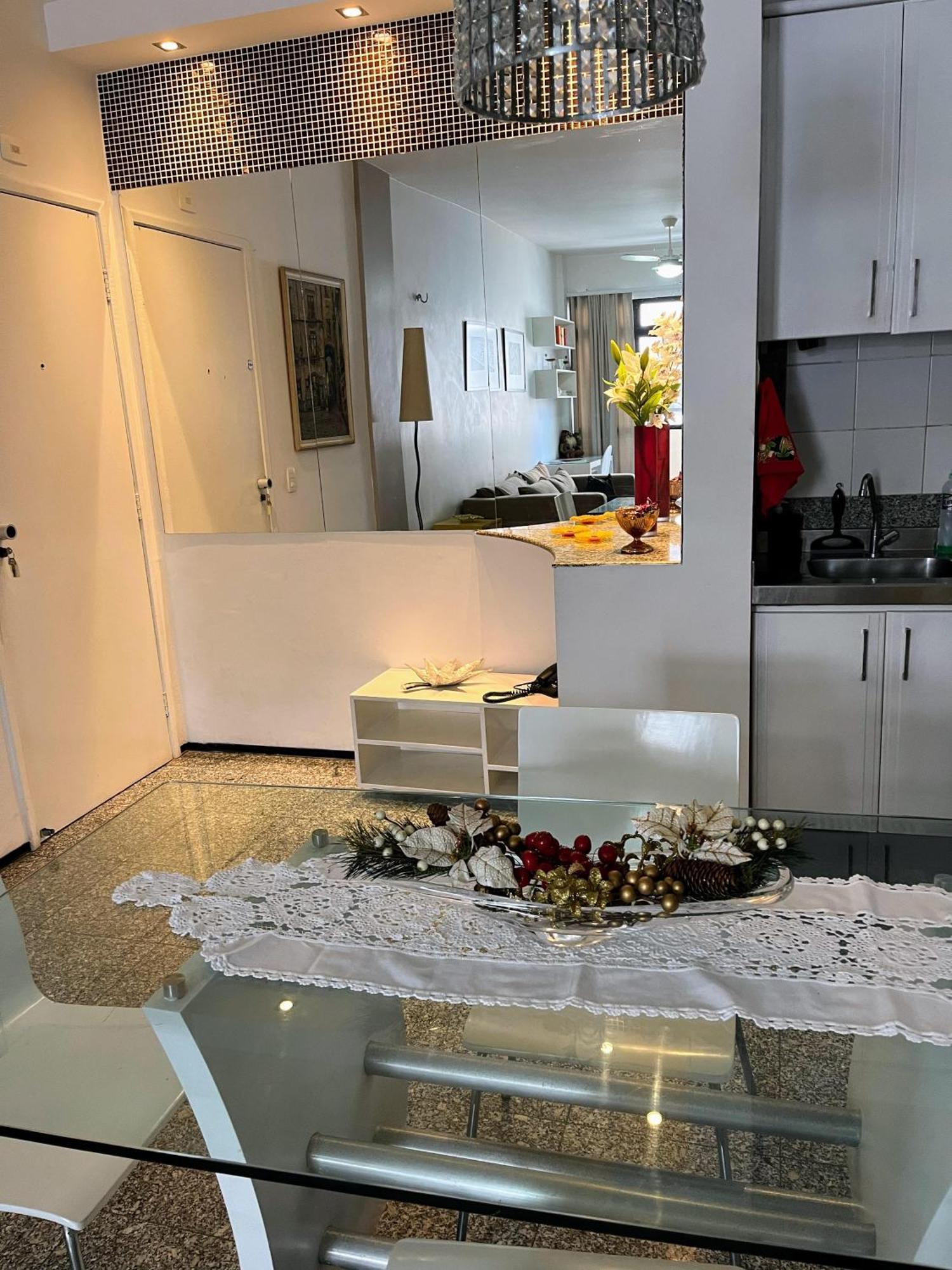 Apartamento A 300M Beira Mar-Meireles! Servico Diario E Wi-Fi 650Mb! Fortaleza  Luaran gambar